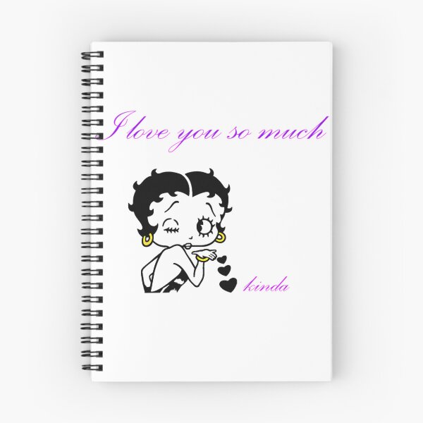 Item preview, Betty Boop I Love You So Much Kinda designed and sold by drawyourpy.