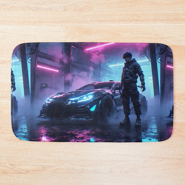 Item preview, Cyberpunk Neon Night Drive designed and sold by JMAVILA ART.