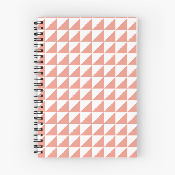 Item preview, White And Coral Triangle Mosaic Pattern designed and sold by pattern-archive.