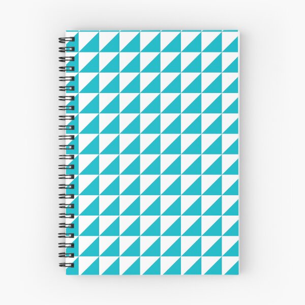 Item preview, White And Cyan Triangle Mosaic Pattern designed and sold by pattern-archive.