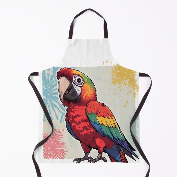 Item preview, Cute Colorful Parrot Sticker | Kawaii Tropical Bird Cartoon Illustration designed and sold by dreamz-world.