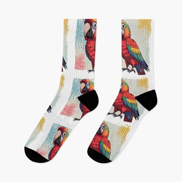 Item preview, Cute Colorful Parrot Sticker | Kawaii Tropical Bird Cartoon Illustration designed and sold by dreamz-world.