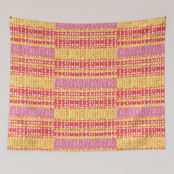 Item preview, Summer Love Text Rock  designed and sold by MigWhimsy.