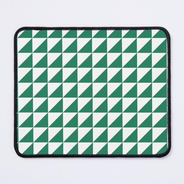 Item preview, White And Green Triangle Mosaic Pattern designed and sold by pattern-archive.