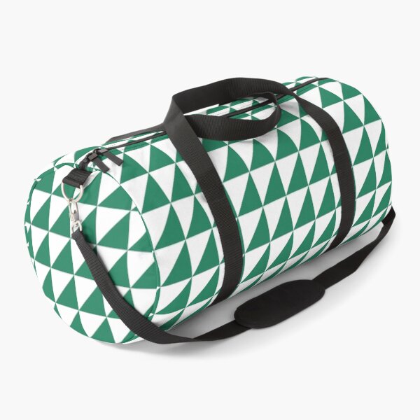 Item preview, White And Green Triangle Mosaic Pattern designed and sold by pattern-archive.