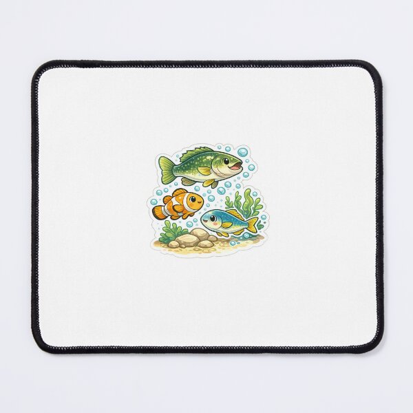 Item preview, Cute Fish Sticker | Colorful Cartoon Fish | Kawaii Ocean Animal Decal | Marine Life Illustration | Aquarium Lover Gift designed and sold by StyloStudio.