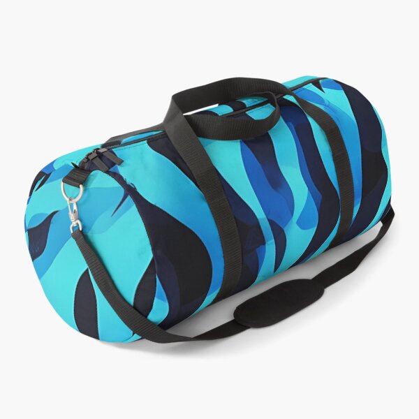 Item preview, Blue & Turquoise Zebra Print Pattern designed and sold by MamaHome.