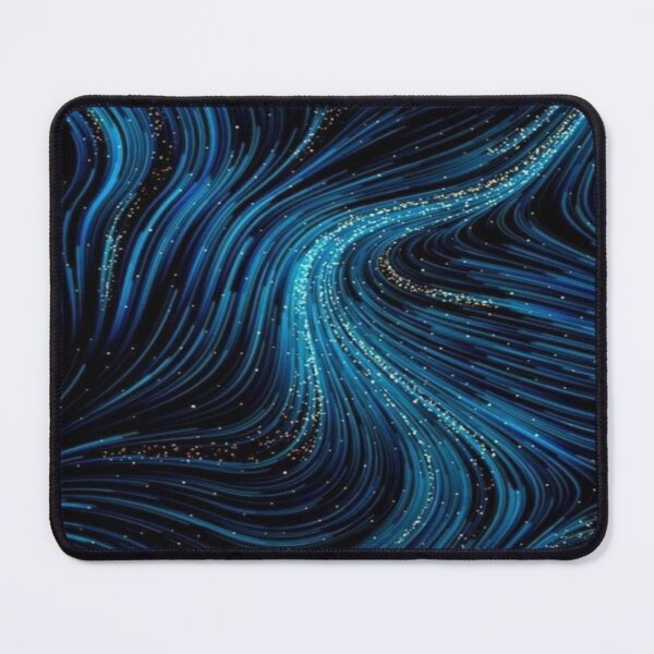 Item preview, Glowing Blue Swirling Abstract Background Artwork designed and sold by NivyasArtistry.
