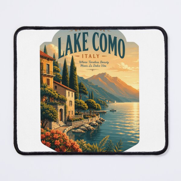 Item preview, Beautiful Lake Como Italy Travel Vacation Tourist designed and sold by Simsimah26Parks.
