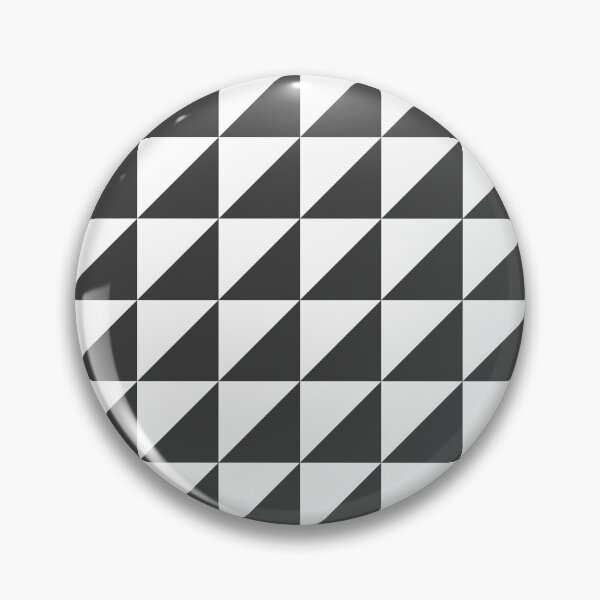 Item preview, White And Gray Triangle Mosaic Pattern designed and sold by pattern-archive.