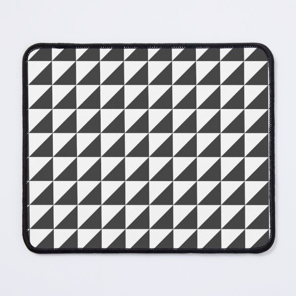 Item preview, White And Gray Triangle Mosaic Pattern designed and sold by pattern-archive.