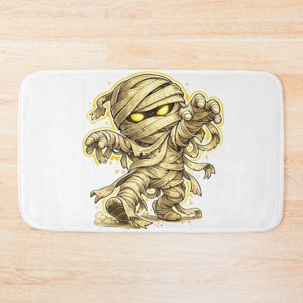 Item preview, Cute Mummy Monster – Kawaii Halloween Mascot designed and sold by AlexLineArt.