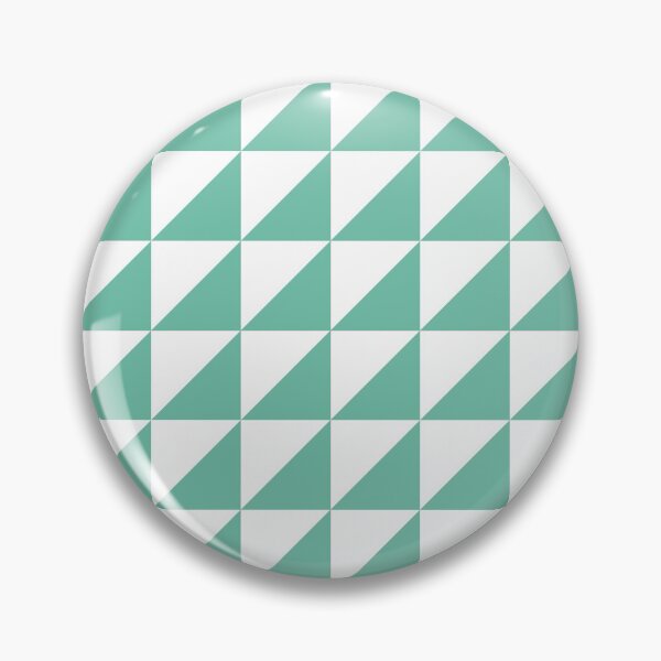 Item preview, White And Pastel Green Triangle Mosaic Pattern designed and sold by pattern-archive.