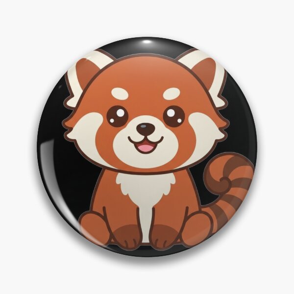 Item preview, Cute Kawaii Red Panda Cartoon designed and sold by Aries Creation Store.