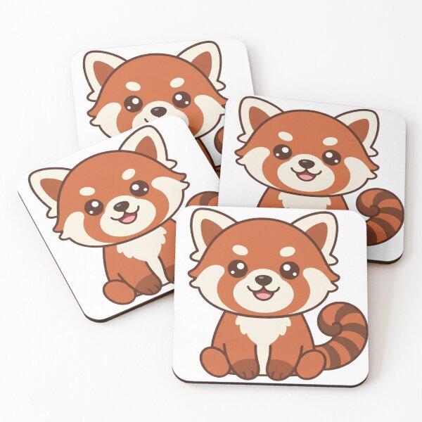 Item preview, Cute Kawaii Red Panda Cartoon designed and sold by Aries Creation Store.