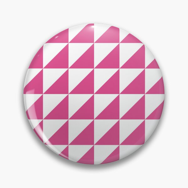 Item preview, White And Hot Pink Triangle Mosaic Pattern designed and sold by pattern-archive.
