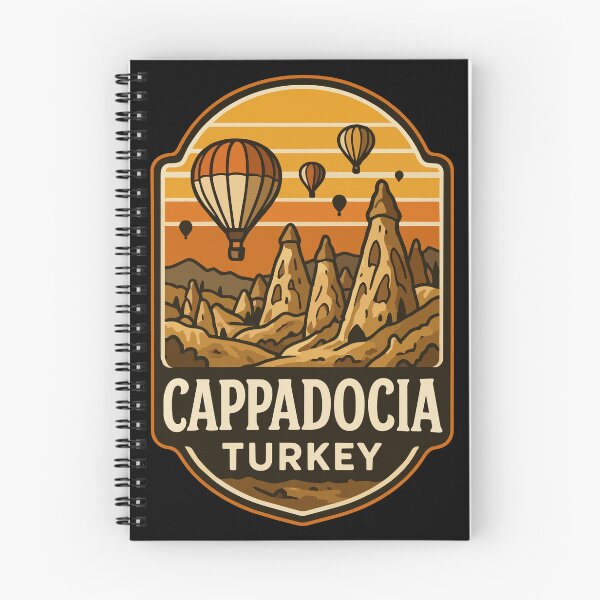 Item preview, Cappadocia Turkey Anatolia Retro Travel designed and sold by TomFrontierArt.
