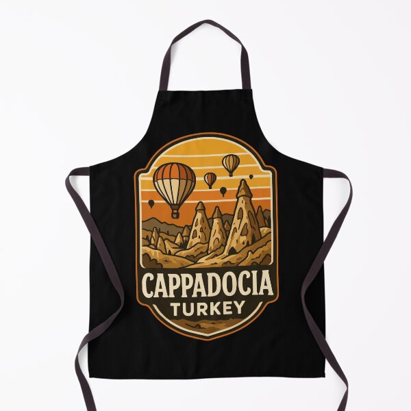 Item preview, Cappadocia Turkey Anatolia Retro Travel designed and sold by TomFrontierArt.