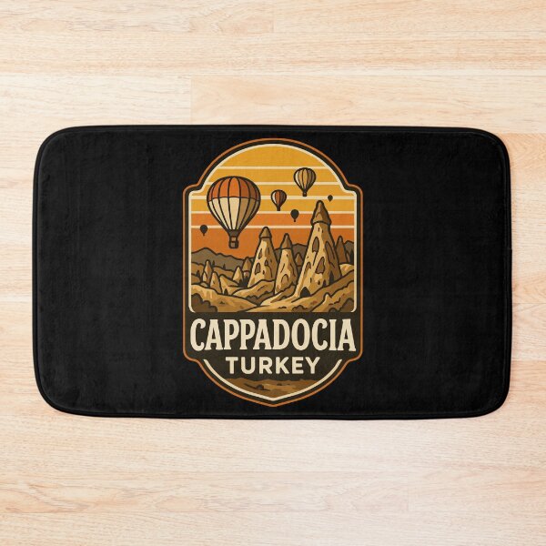 Item preview, Cappadocia Turkey Anatolia Retro Travel designed and sold by TomFrontierArt.