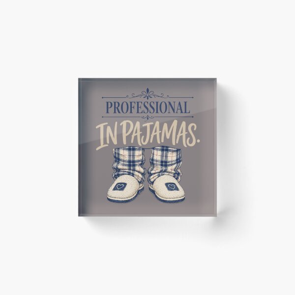 Item preview, Professional In Pajamas Remote Work Style designed and sold by 63Hotpeppers.