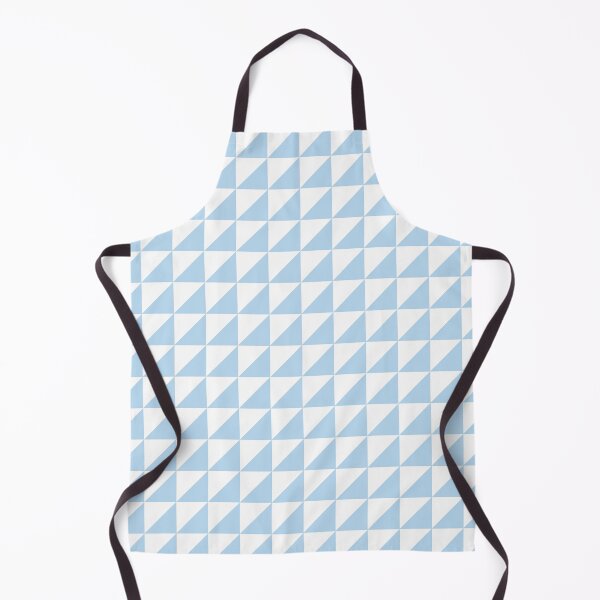 Item preview, White And Ice Blue Triangle Mosaic Pattern designed and sold by pattern-archive.