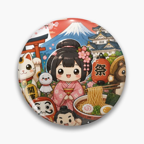 Item preview, Cute Japanese Culture Character Collection designed and sold by オルフェドリーム.