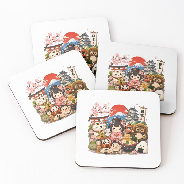 Item preview, Cute Japanese Culture Character Collection designed and sold by オルフェドリーム.