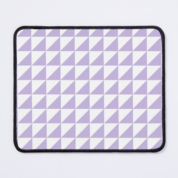 Item preview, White And Lavender Triangle Mosaic Pattern designed and sold by pattern-archive.