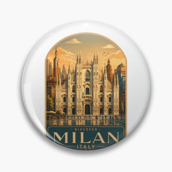 Item preview, Discover Milan Italy City Of Style & Heritage Italian Travel Souvenir Landmark designed and sold by Simsimah26Parks.