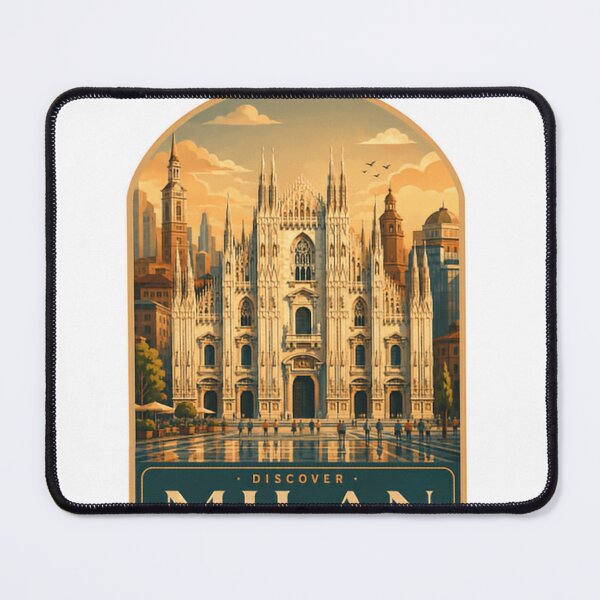 Item preview, Discover Milan Italy City Of Style & Heritage Italian Travel Souvenir Landmark designed and sold by Simsimah26Parks.