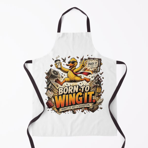 Item preview, Born to Wing It – Funny Duck Parkour Vintage Comic designed and sold by Cavalier-org.