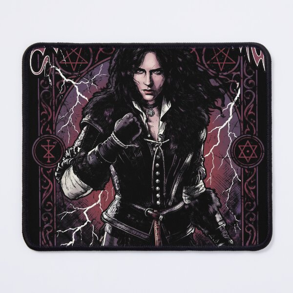 Item preview, Yennefer The Witcher 3 Gothic Gaming Graphic Tee designed and sold by Senpaiwaves.