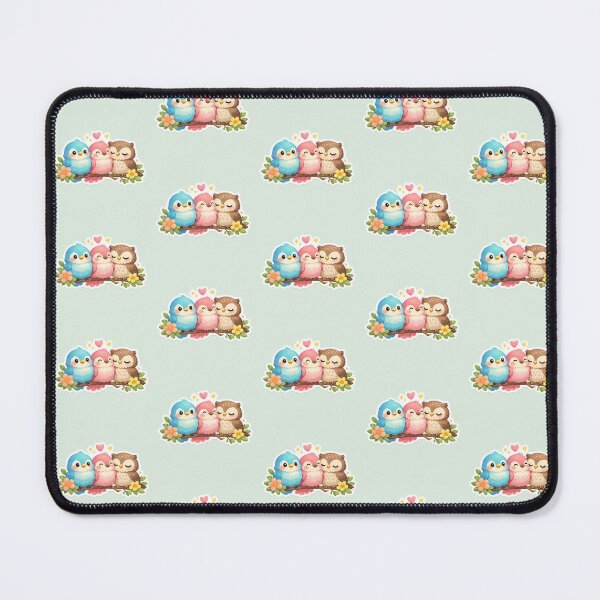Item preview, Cute Pastel Birds Sticker | Kawaii Bird Trio | Adorable Bird Friends | Soft Color Animal Sticker designed and sold by StyloStudio.