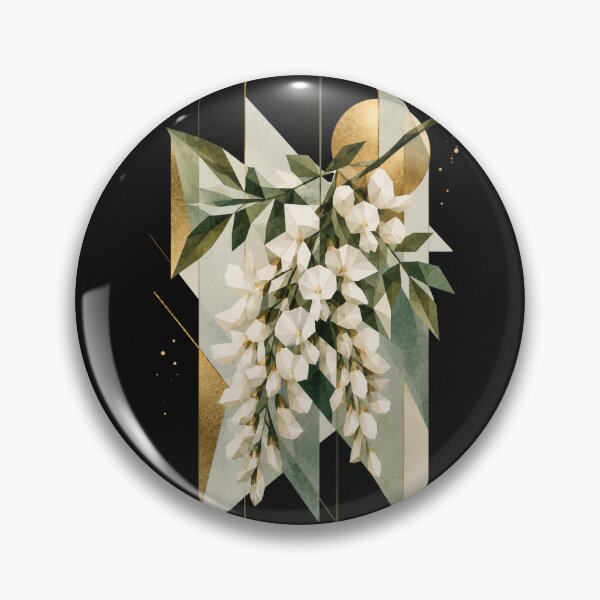 Item preview, Geometric acacia a subtle floral composition. A delicate bouquet. designed and sold by NewtBoo.