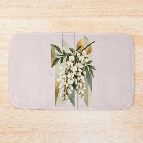 Item preview, Geometric acacia a subtle floral composition. A delicate bouquet. designed and sold by NewtBoo.