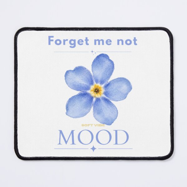Item preview, Forget Me Not Mood – Blue Watercolor Forget-Me-Not Floral Aesthetic designed and sold by Blueberry-art23.
