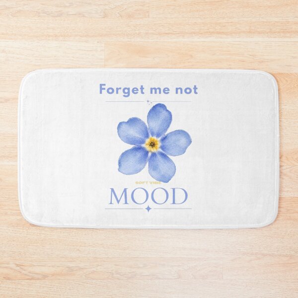 Item preview, Forget Me Not Mood – Blue Watercolor Forget-Me-Not Floral Aesthetic designed and sold by Blueberry-art23.