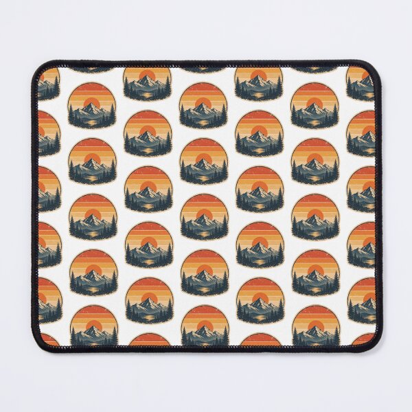 Item preview, Vintage Sunset Mountain Landscape designed and sold by PriyankaSonara.