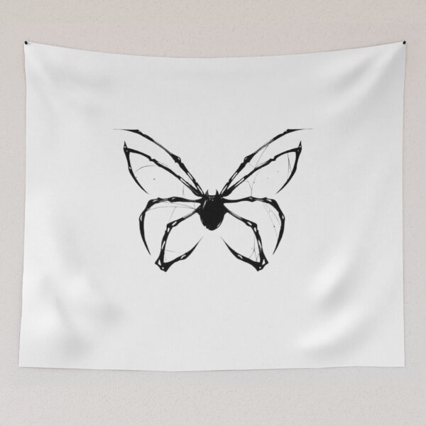 Item preview, Minimalist Abstract Butterfly Line Art Illustration designed and sold by FloraMyst.