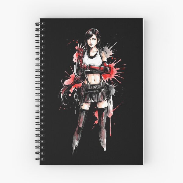 Item preview, Tifa Lockhart Final Fantasy VII Ink Gaming Graphic Tee designed and sold by Senpaiwaves.