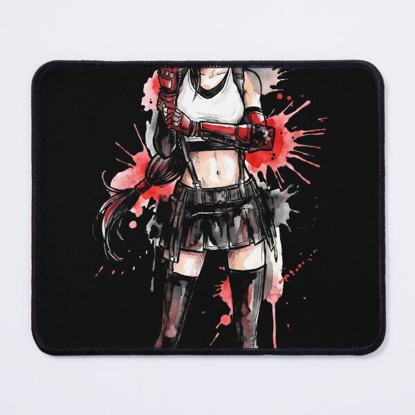 Item preview, Tifa Lockhart Final Fantasy VII Ink Gaming Graphic Tee designed and sold by Senpaiwaves.