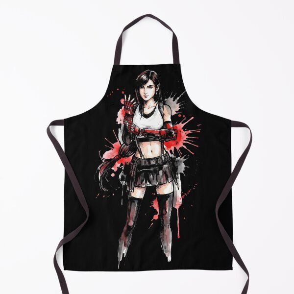 Item preview, Tifa Lockhart Final Fantasy VII Ink Gaming Graphic Tee designed and sold by Senpaiwaves.