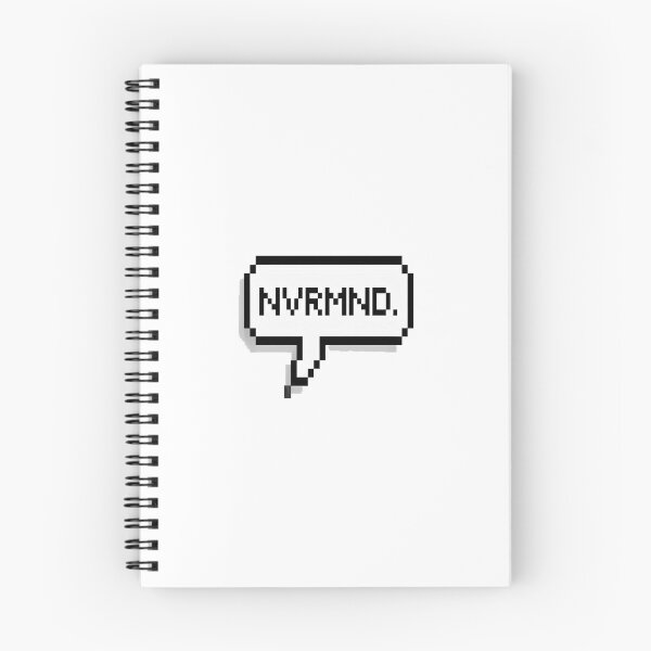 Item preview, Pixel Speech Bubble “NVRMND.” – Retro 8‑Bit Minimalist Text Art for Gamers & Digital Aesthetic Fans designed and sold by Bright Nest Studio.
