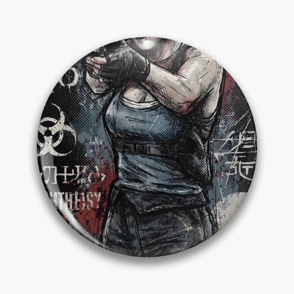 Item preview, Jill Valentine Resident Evil Grunge Gaming Graphic Tee designed and sold by Senpaiwaves.