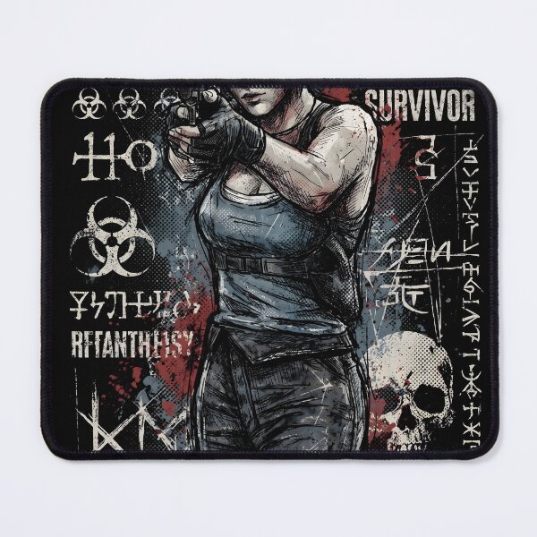 Item preview, Jill Valentine Resident Evil Grunge Gaming Graphic Tee designed and sold by Senpaiwaves.