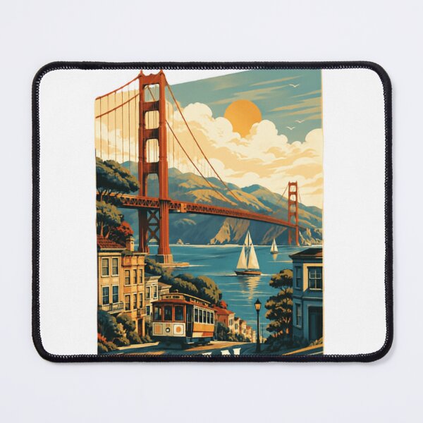 Item preview, San Francisco Where The Golden Light Shines California | Golden Gate Bridge City Travel | California Vacation Souvenir designed and sold by Simsimah26Parks.