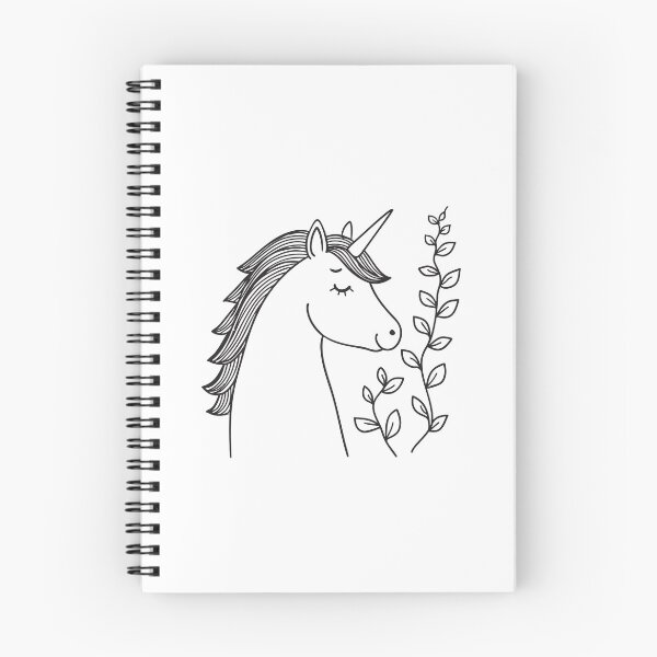 Item preview, A unicorn horn gently brushing through hanging vines designed and sold by rasagamastore.