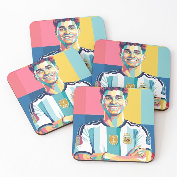 Artikelvorschau, Julian Alvarez Geometrische Pop-Art entworfen und verkauft von oganespegenh.