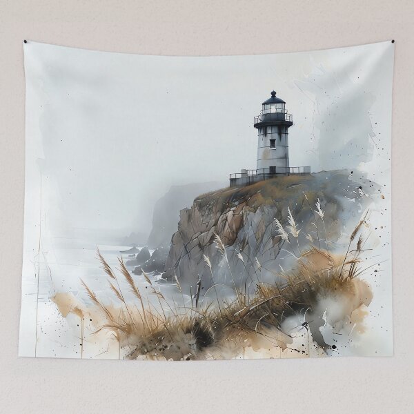 Item preview, Solitude at Seafoam Cliffs designed and sold by ONYX Pixee.