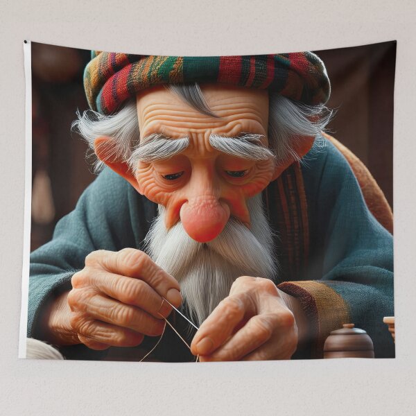 Item preview, Old Fart threading a needle designed and sold by Colin Bentham.
